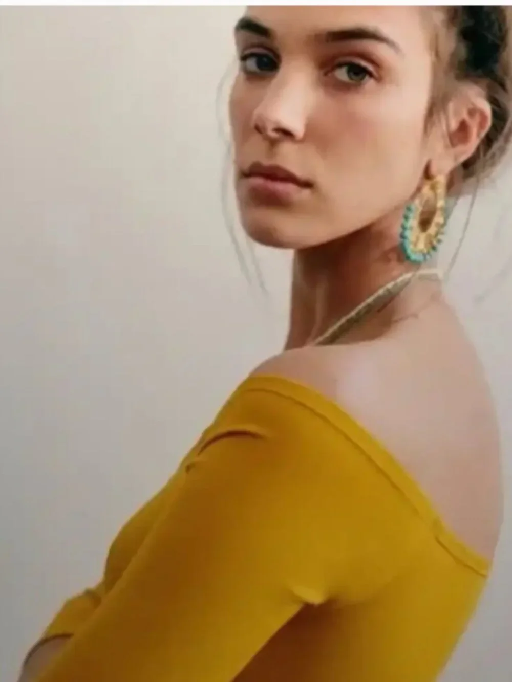 SEZANE Bella Bodysuit Sunflower M